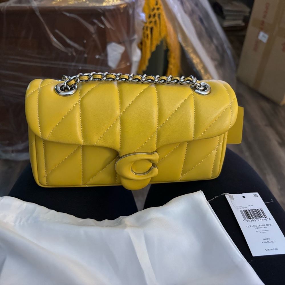 Genuine coach Napa leather purse